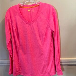 Xersion Bright Pink Long Sleeve Top